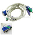 Mouse PS/2 KVM CABLE VGA Male to Male M/M Cable Cord 1.4M Length